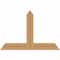 Ekena Millwork Portland Timber Gable Bracket, Western Red Cedar, 48"W x 32"H x 1 1/2"D x 5 1/2"F, 16/12 Pitch GBW048X32X0206POR00SWR - alternate 1